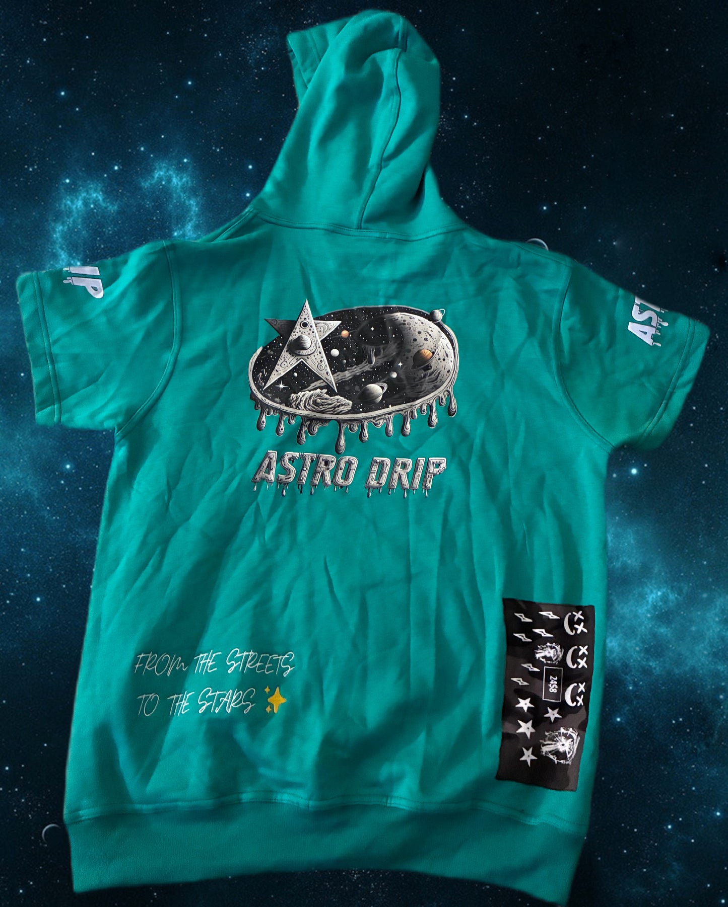 Astro Alien Green Short Set