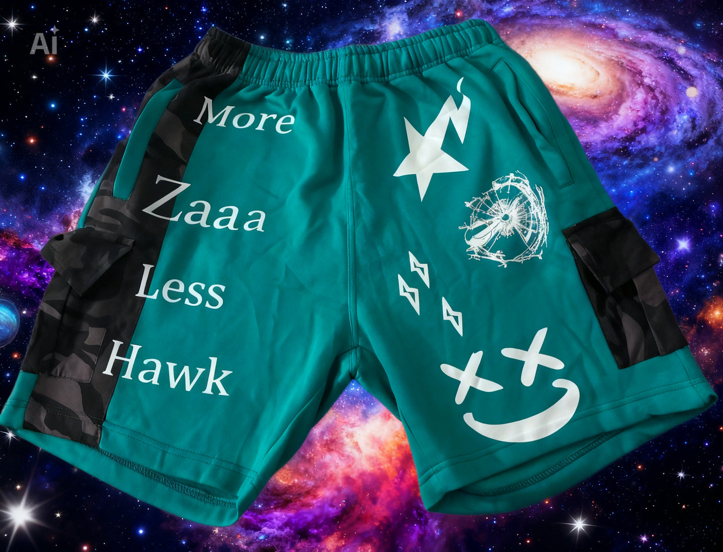 Astro Alien Green Short Set
